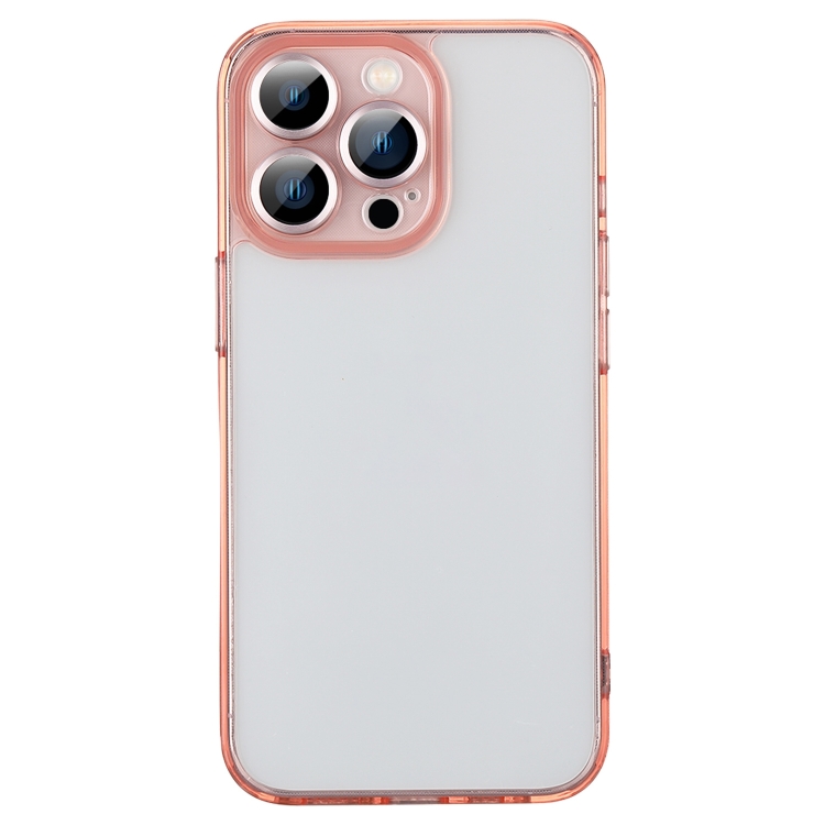 

For iPhone 14 Pro CD Lens Protection Glass Phone Case(Pink)