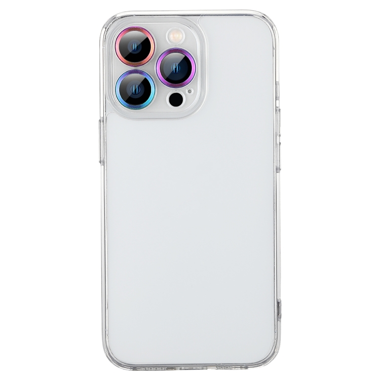 

For iPhone 14 Pro Max CD Lens Protection Glass Phone Case (Colorful)