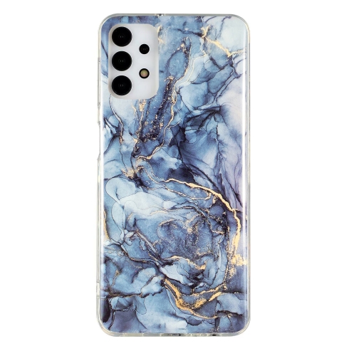 

For Samsung Galaxy A13 4G IMD Marble Pattern TPU Phone Case(Grey)