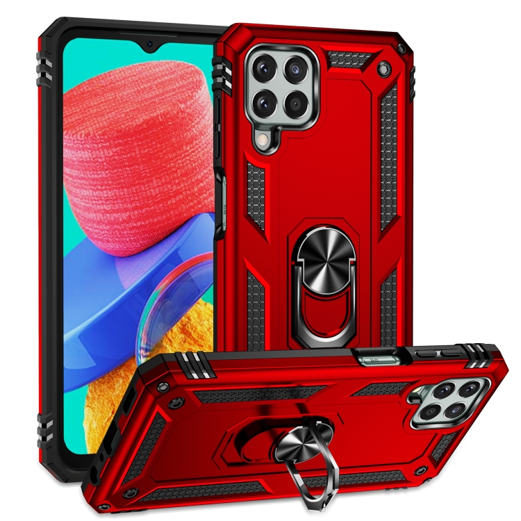 

For Samsung Galaxy M33 5G Global Shockproof TPU + PC Phone Case(Red)