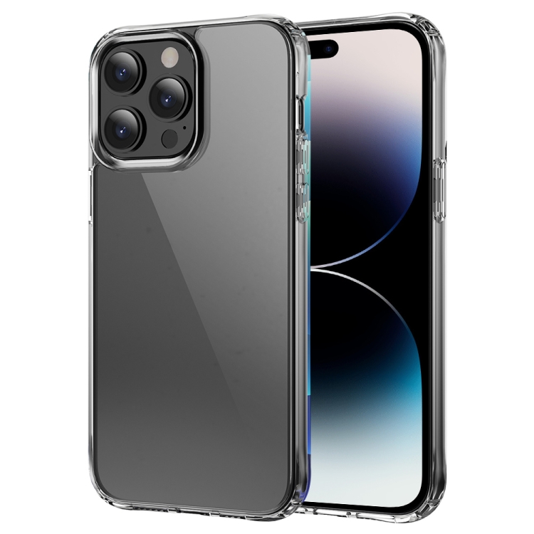 

For iPhone 14 Pro Shockproof Transparent TPU Protective Phone Case(Transparent)