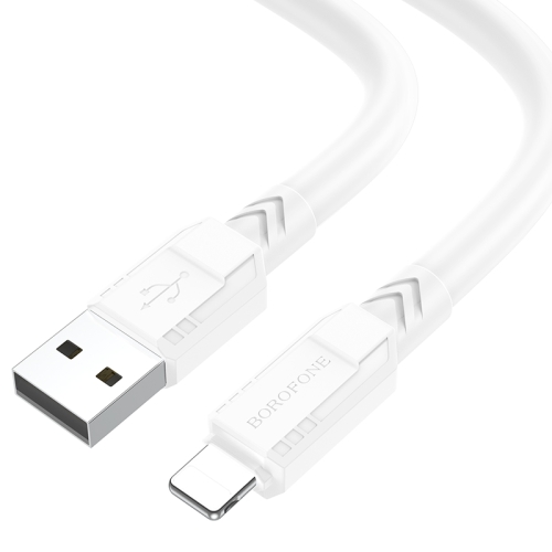 

Borofone BX81 2.4A USB-C to 8 Pin Goodway Charging Data Cable, Length:1m(White)