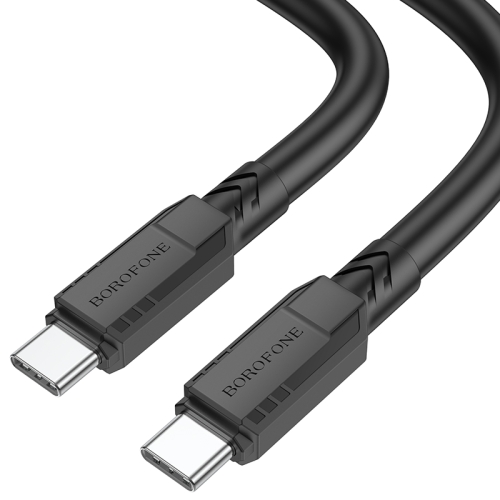 

Borofone BX81 Type-C to Type-C Goodway 60W Charging Data Cable, Length:1m(Black)