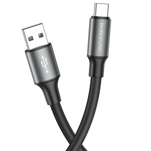 

Borofone BU35 USB to Type-C Bountiful Charging Data Cable, Length:1.2m(Black)