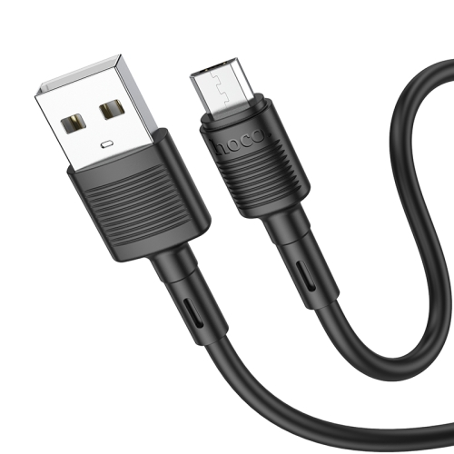 

hoco X83 2.4A USB to Micro USB Victory Charging Data Cable，Length：1m(Black)