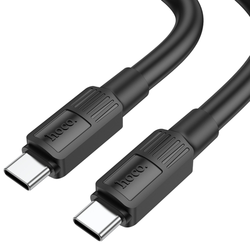 

hoco X84 60W USB-C / Type-C to USB-C / Type-C Solid Charging Data Cable，Length：1m(Black)