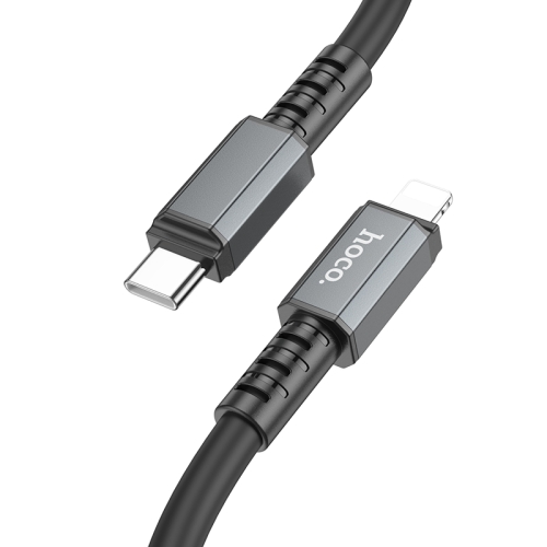 

hoco X85 20W USB-C / Type-C to 8 Pin Strength PD Charging Data Cable，Length：1m(Black)