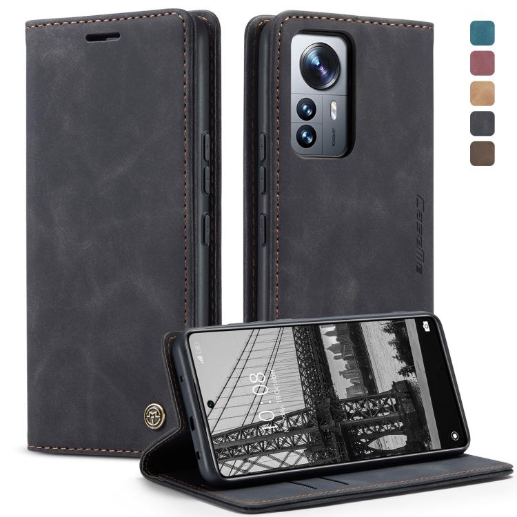 

For Xiaomi 12 Lite CaseMe 013 Multifunctional Horizontal Flip Leather Phone Case(Black)