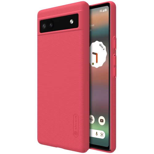 

For Google Pixel 6a NILLKIN Frosted PC Phone Case(Red)