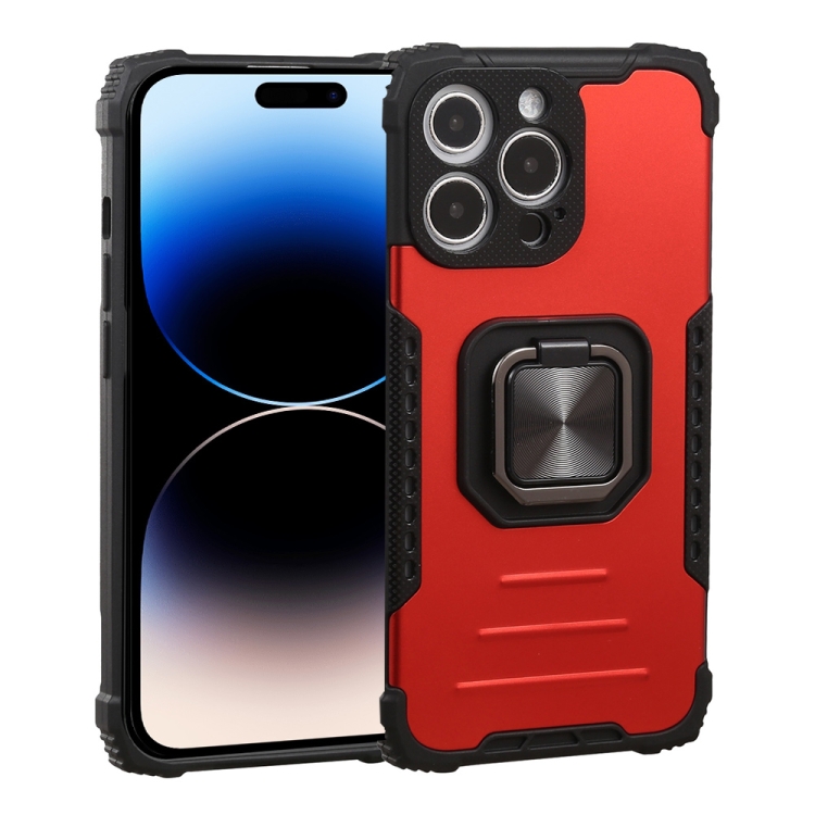 

All-inclusive Aluminum Alloy + TPU Case For iPhone 14 Pro(Red)