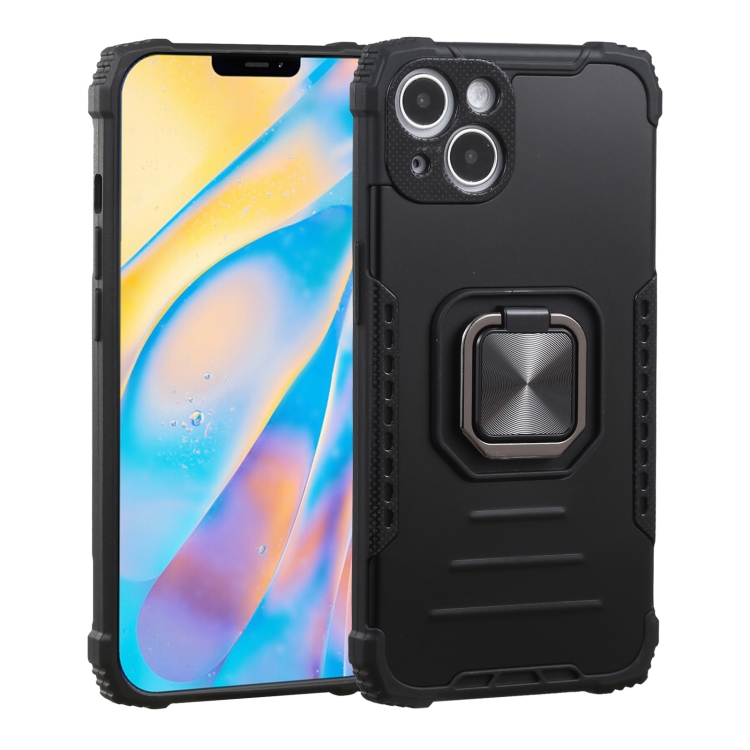

All-inclusive Aluminum Alloy + TPU Case For iPhone 14(Black)