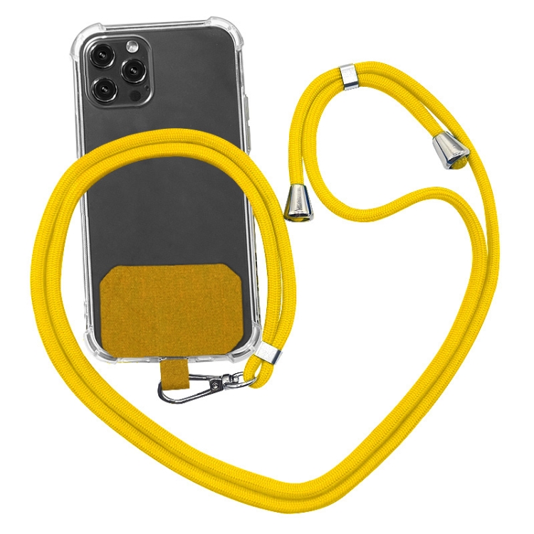 

5 PCS Universal Phone Back Sticker Lanyard(Yellow)