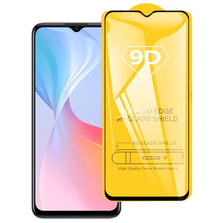 

9D Full Glue Full Screen Tempered Glass Film For vivo T1x 5G / 4G / T1x Indian