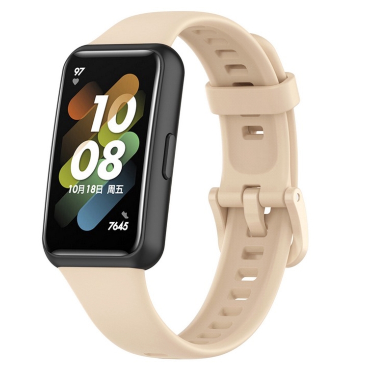 For Huawei Band Silicone Watch Band(Khaki)