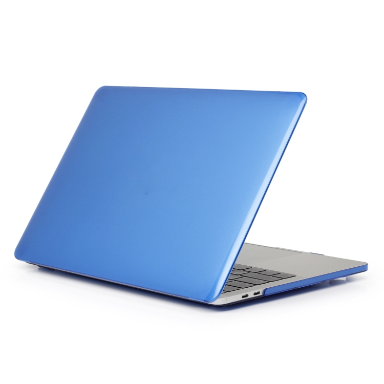 

For MacBook Air 13.6 2025 / 2023 / 2022 Laptop Crystal Style Protective Case(Dark Blue)