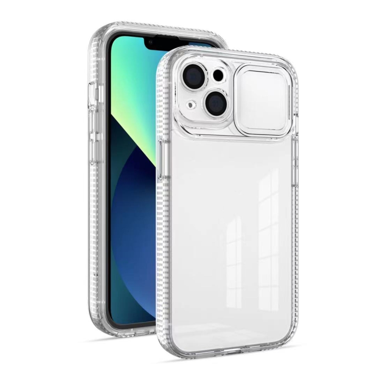 

Sliding Camera Phone Case For iPhone 12(Transparent)