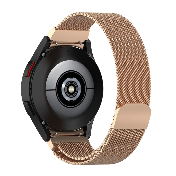 

For Samsung Galaxy Watch 5 Pro 45mm Milanese Watch Band(Rose Gold)