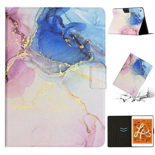 

Marble Pattern Smart Leather Tablet Case For iPad mini 5 / 4 / 3 / 2 / 1(Pink Blue)