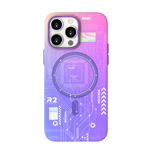 

Luminous Magsafe Magnetic Phone Case For iPhone 12(Pink Purple)