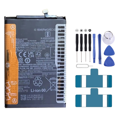 

BN66 6000mAh For Xiaomi Poco C40 Li-Polymer Battery Replacement