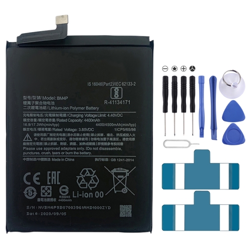 

BM4P 4500mAh Li-Polymer Battery Replacement For Xiaomi Redmi K30 5G / Redmi K30 / Redmi K30i 5G