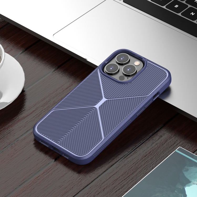 

For iPhone 14 Pro Airbag Shockproof TPU Phone Case(Blue)