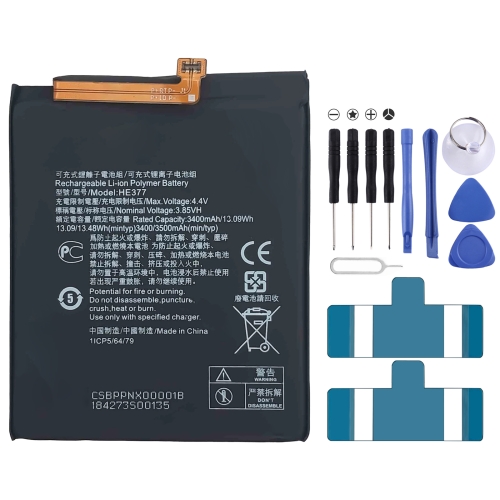 

HE377 3500 mAh Li-Polymer Battery Replacement For Nokia X71, Important note: For lithium batteries, only secure shipping ways to European Union (27 countries), UK, Australia, Japan, USA, Canada are available