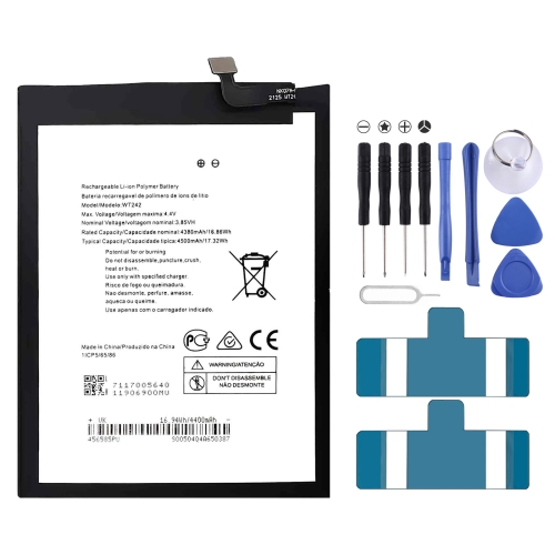 

WT242 4500 mAh Li-Polymer Battery Replacement For Nokia 2.4, Important note: For lithium batteries, only secure shipping ways to European Union (27 countries), UK, Australia, Japan, USA, Canada are available