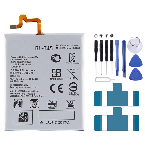 

BL-T45 4000 mAh Li-Polymer Battery Replacement For LG Stylo 6 / K71 / K50S, Important note: For lithium batteries, only secure shipping ways to European Union (27 countries), UK, Australia, Japan, USA, Canada are available