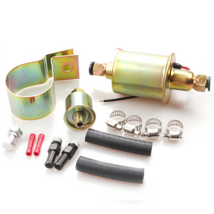 

5-9psi 12V Car Modified Universal Electronic Fuel Pump E8012S(Gold)