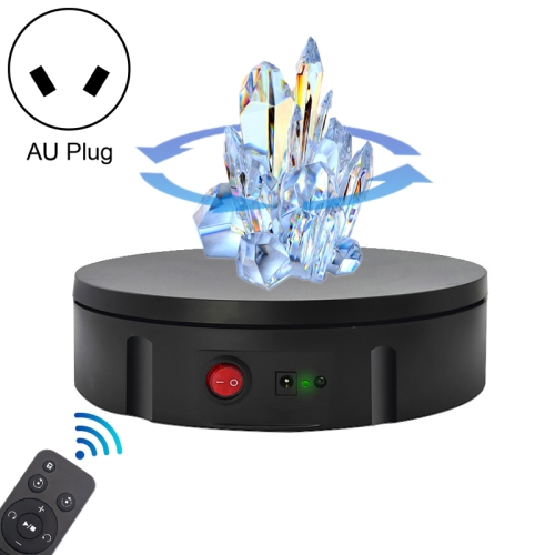 

22cm Charging Rotating Display Stand Video Shooting Turntable, Load: 50kg, Power Plug:AU Plug(Black)