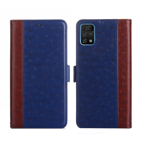 

For UMIDIGI A11 Pro Max Ostrich Texture Flip Leather Phone Case(Blue)