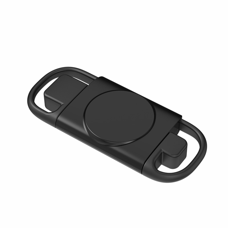 

T09-S Dual USB Portable Wireless Smart Watch Charger for Samsung Watch Series(Black)