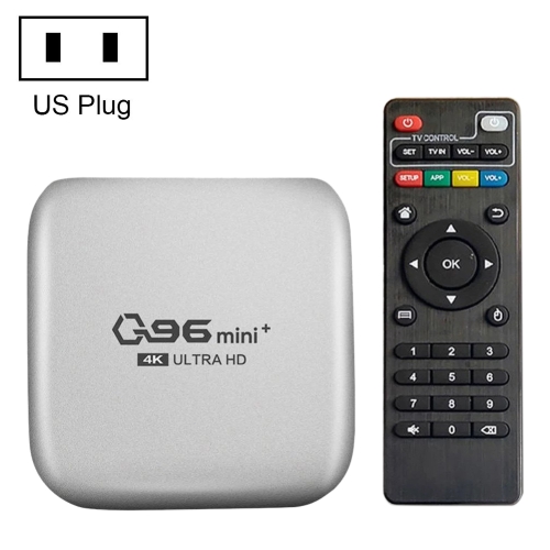 Q96 Mini+ 高清1080P安卓電視盒子網絡機頂盒，內存:1GB+8GB（美規）
