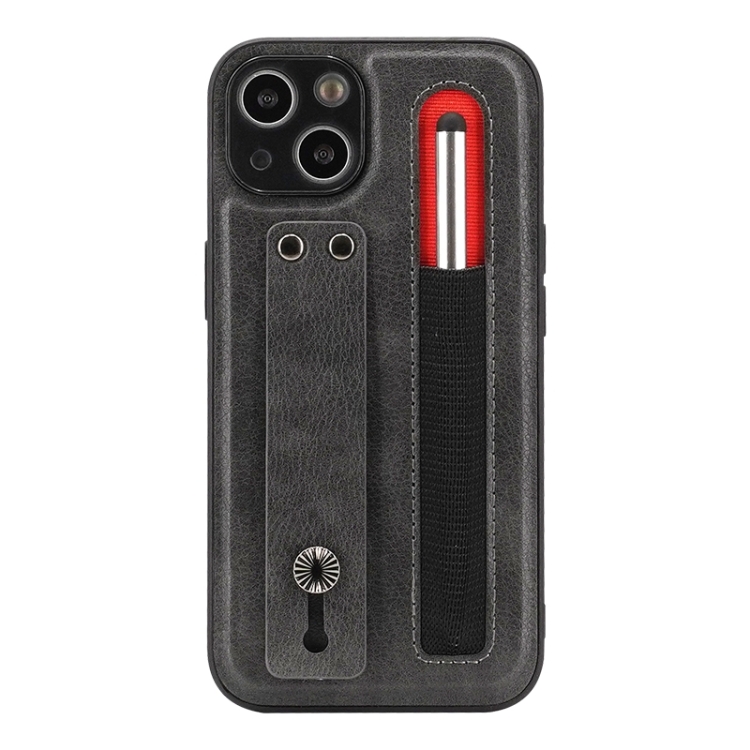 

Holder Phone Case with Touch Screen Pen For iPhone 14 Max(Grey)