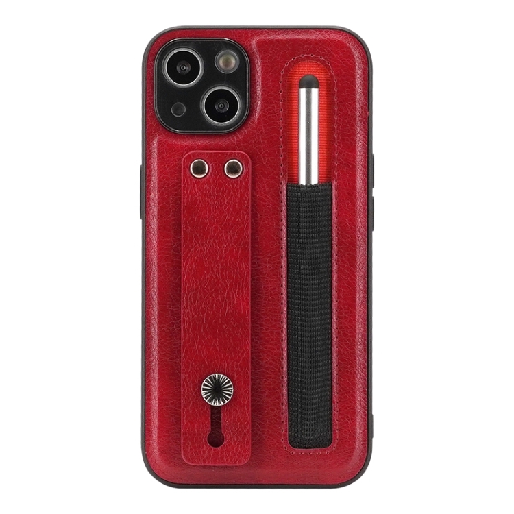 

Holder Phone Case with Touch Screen Pen For iPhone 14(Red)