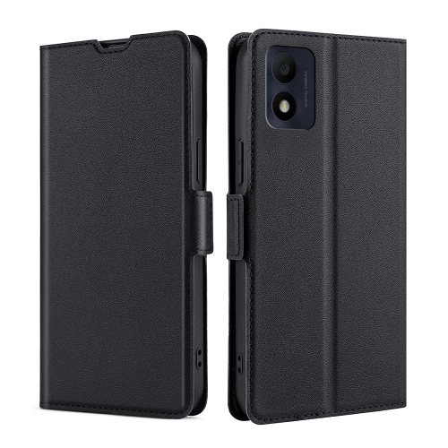 

For Alcatel 1B 2022 Ultra-thin Voltage Side Buckle Horizontal Flip Leather Phone Case(Black)