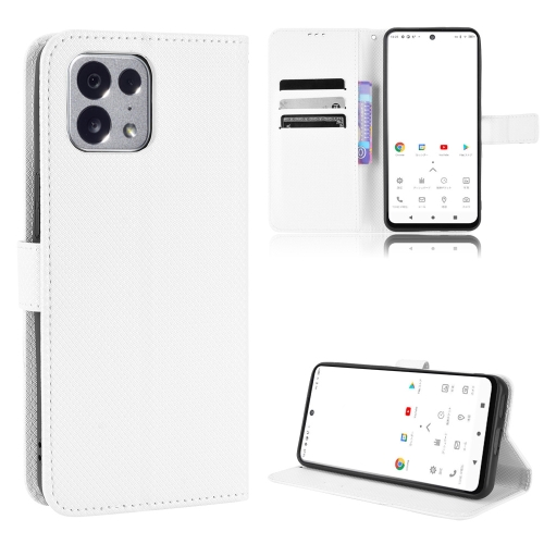 

For TONE E22 Diamond Texture Leather Phone Case(White)
