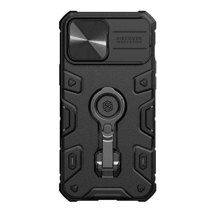 

NILLKIN CamShield Armor Pro Phone Case with Ring Holder For iPhone 13 Pro Max(Black)