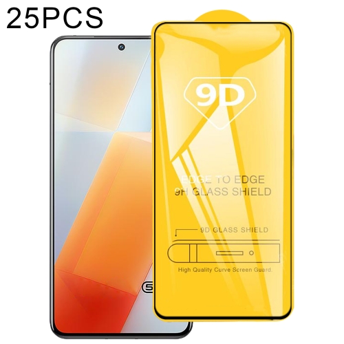 

25 PCS 9D Full Glue Full Screen Tempered Glass Film For vivo iQOO 9 / iQOO 9T