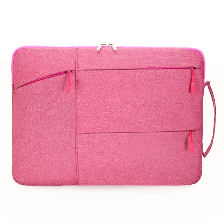 

C310 Portable Casual Laptop Handbag, Size:15.6-17 inch(Pink)