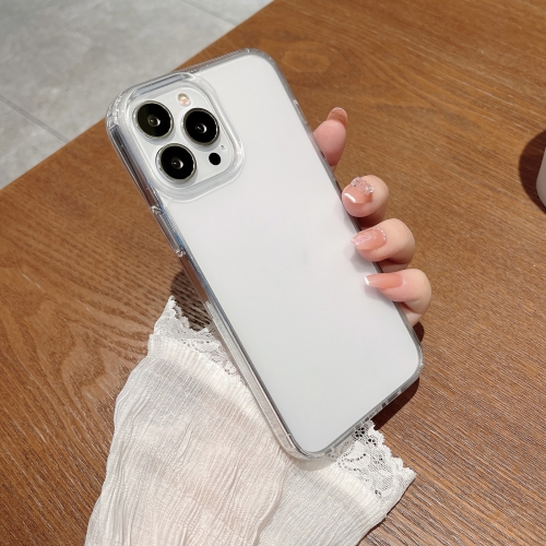 

Frosted Skin Feel 2 in 1 Phone Case For iPhone 14 Pro Max(Transparent)