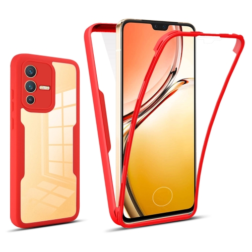

For vivo Y23 5G 360 Degrees Full Coverage Phone Case(Red)