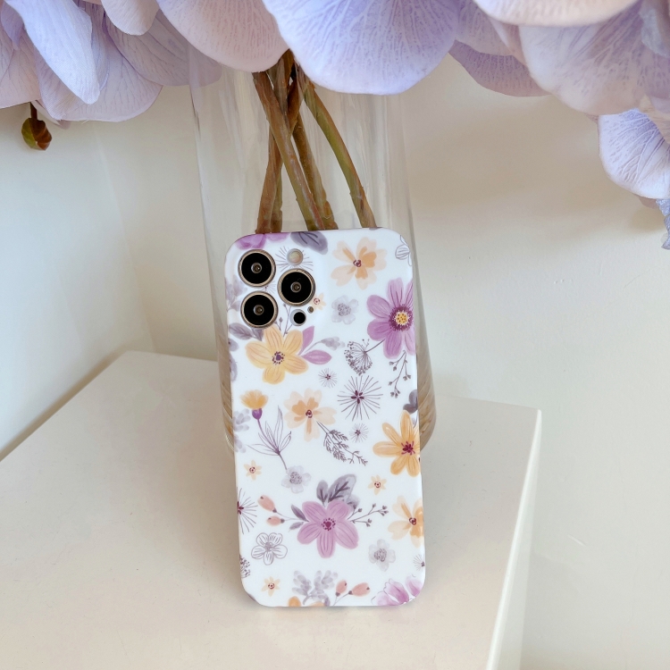 

Small Floral TPU Phone Case For iPhone 12 Pro Max(F)