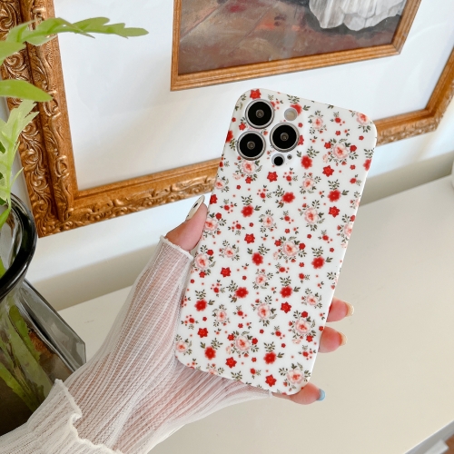 

Small Floral TPU Phone Case For iPhone 12(D)