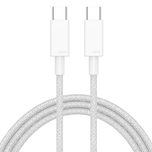 

100W USB-C / Type-C to USB-C / Type-C Fast Charging Data Cable, Length:3m(White)