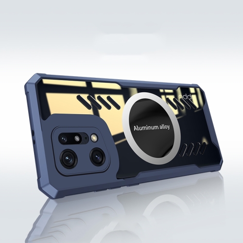 

For OPPO Find X5 Gaming Cooling Phone Case(Blue)