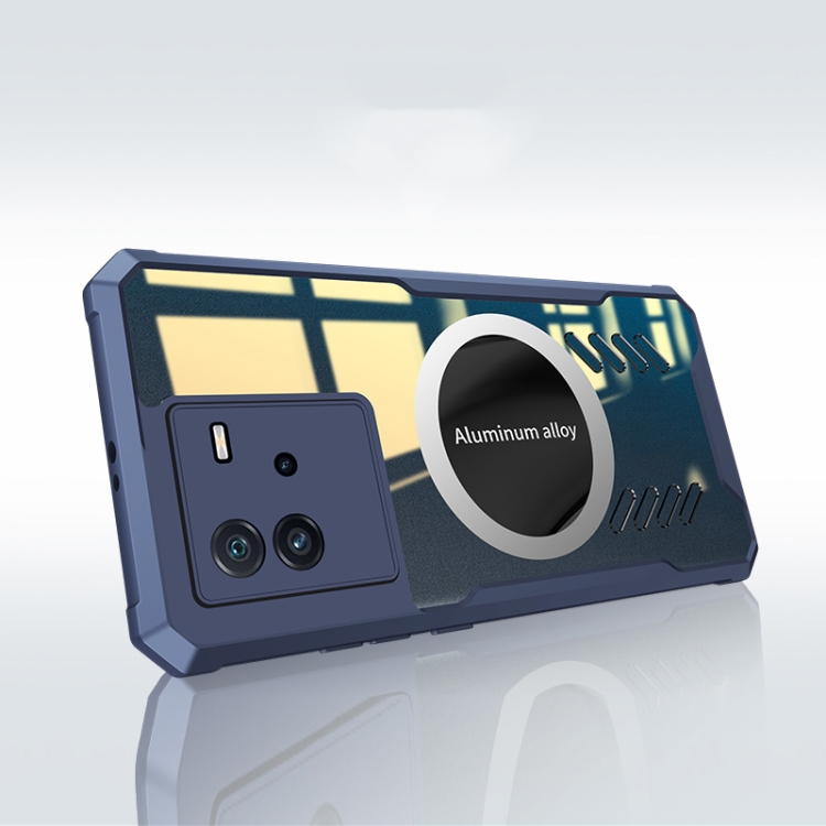 

For vivo iQOO Neo6 Gaming Cooling Phone Case(Blue)