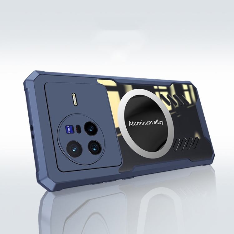 

For vivo X80 Gaming Cooling Phone Case(Blue)
