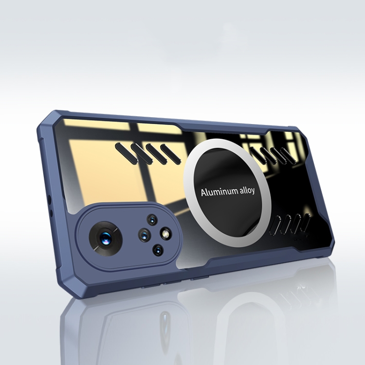 

For Huawei Nova 9 Gaming Cooling Phone Case(Blue)